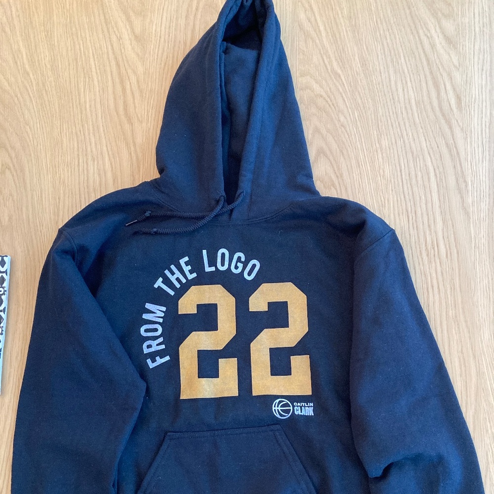 Caitlin Clark 'From The Logo' Hooded Sweatshirt Iowa Hawkeyes Indiana Fever